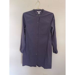 ATHLETA Purple Button Down Dress Size Medium NWOT